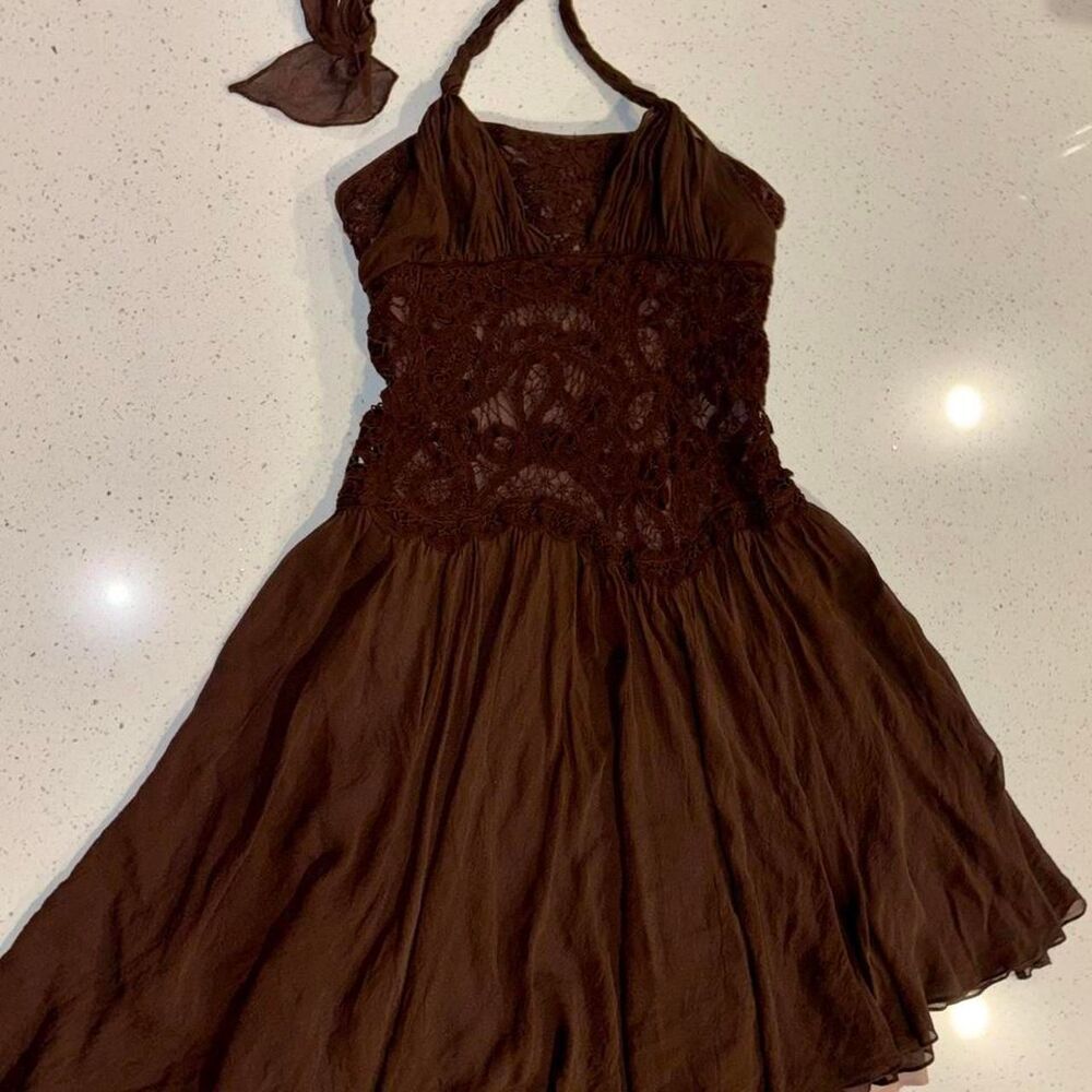 Bcbgmaxazria Women's Brown Dress
